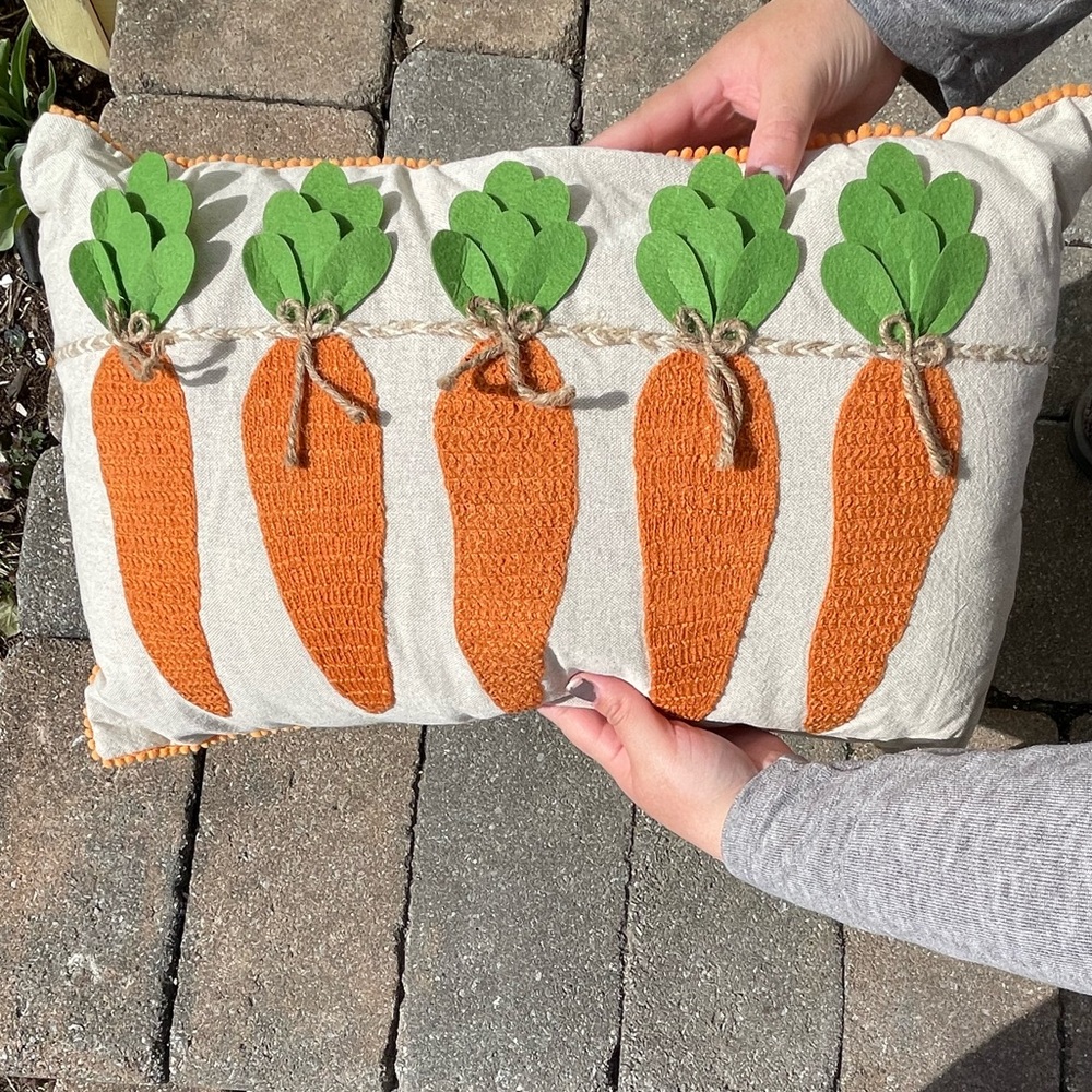 Spring carrot pillow!!!
